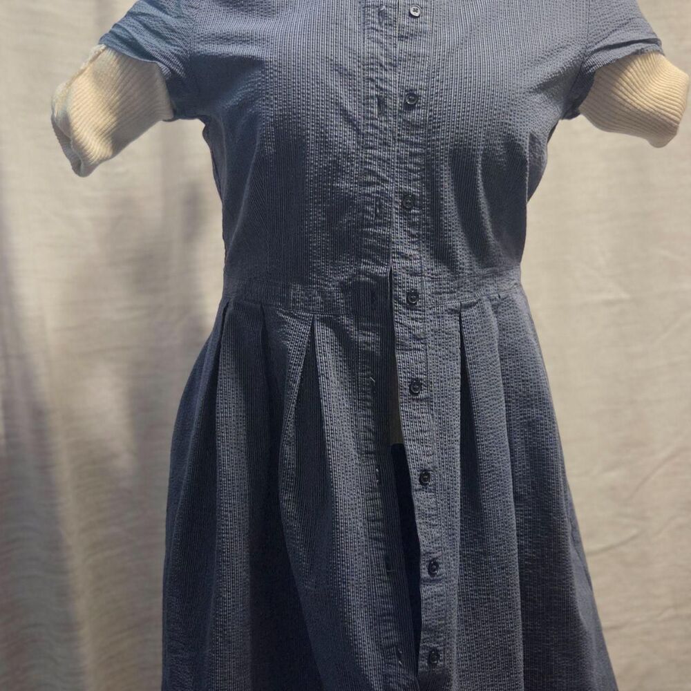 H-m Women's Blue and Grey Casual-dresses